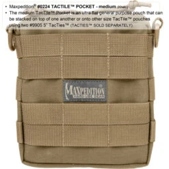 Maxpedition Tactile Pocket Medium -Outdoor Store 0224k1 detail 29855.1587389016