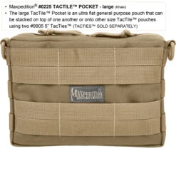 Maxpedition TacTile Pocket Large -Outdoor Store 0225k1 detail 45773.1587388999