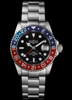 Davosa Ternos Pro GMT Automatic Blue/Red -Outdoor Store DAVOS 16157160 17447.1646734469