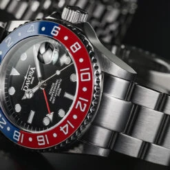 Davosa Ternos Pro GMT Automatic Blue/Red -Outdoor Store DAVOS 16157160det2 56488.1627398219