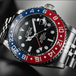 Davosa Ternos Pro GMT Automatic Blue/Red -Outdoor Store DAVOS 16157160det5 05541.1626275281