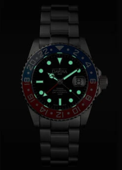 Davosa Ternos Pro GMT Automatic Blue/Red -Outdoor Store DAVOS 16157160det 72928.1627398219