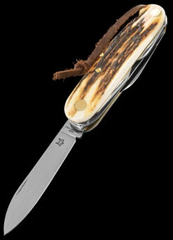 Fox Multipurpose Pocket Knife Stag 7 -Outdoor Store FOX 226 7 SCE02 50572.1678276056
