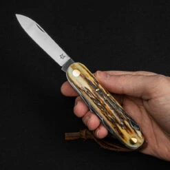 Fox Multipurpose Pocket Knife Stag 7 -Outdoor Store FOX 2267 SCE.1 61935.1678276057