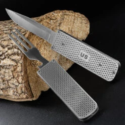 Marbles G.I. Knife And Fork Combo -Outdoor Store MR652 52074.1679585147