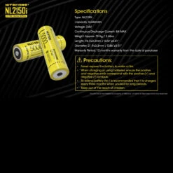 Nitecore 21700 I Series Li-ion Battery 5000mAh NL2150i -Outdoor Store NITECORE NL2150idet8 10997.1608123342