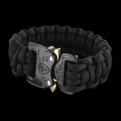 RCP AustriAlpin COBRA Paracord Bracelet Black -Outdoor Store RCP PB BK BLK 803 15403.1665490943