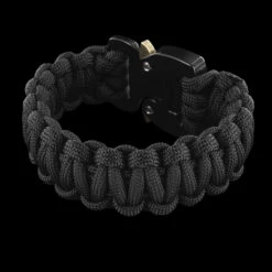 RCP AustriAlpin COBRA Paracord Bracelet Black -Outdoor Store RCP PB BK BLK 804 98896.1665490943