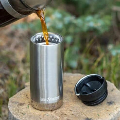 Klean Kanteen TKWide Insulated (355ml) Café Cap -Outdoor Store WIT K12TKWPCC BKdet8 23314.1612456489