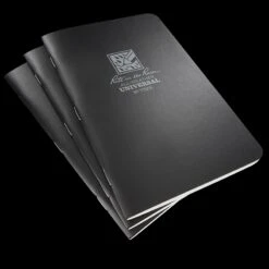 Rite In The Rain Stapled Soft-Cover Notebook 3 Pack Black -Outdoor Store bmc r 371fx 17212.1639665716