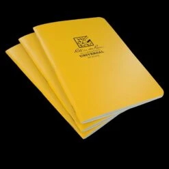 Rite In The Rain Stapled Soft-Cover Notebook 3 Pack Yellow -Outdoor Store bmc r 371fxyellow 14783.1639665695
