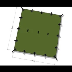 DD Hammocks 4 X 4 Tarp -Outdoor Store dd 011det 27246.1587395103