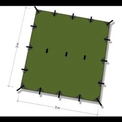 DD Hammocks 3 X 3 Tarp -Outdoor Store dd 019det4 74434.1587403865