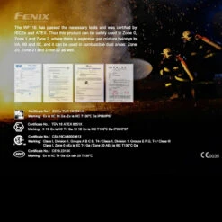 Fenix WF11E Intrinsically Safe Torch -Outdoor Store fenix wf11edet4 79487.1587421786