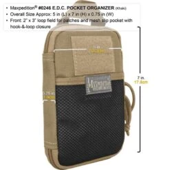 Maxpedition Pocket Organiser EDC -Outdoor Store maxp 246det5 94372.1673266819