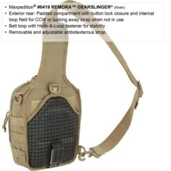 Maxpedition Remora Gearslinger 24 Maxpedition Remora Gearslinger -Outdoor Store maxp 419det2 44349.1676290385