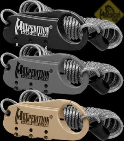 Maxpedition Steel Cable Lock -Outdoor Store maxp cabloc 91799.1662132452