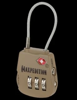 Maxpedition Tactical Luggage Lock 9 Maxpedition Tactical Luggage Lock -Outdoor Store maxp tsalock4det 91982.1587381779