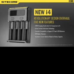 Nitecore Intellicharger "New I4" -Outdoor Store nitecore i4det 77157.1598283763