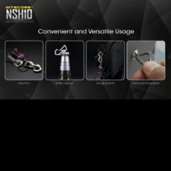 Nitecore NSH10 Snap Hook -Outdoor Store nitecore nsh10det5 78553.1590675976