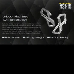 Nitecore NSH10 Snap Hook -Outdoor Store nitecore nsh10det 81759.1590675976