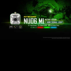 Nitecore NU06MI Mini Signal Light Military Version -Outdoor Store nu06military 10416.1670928066