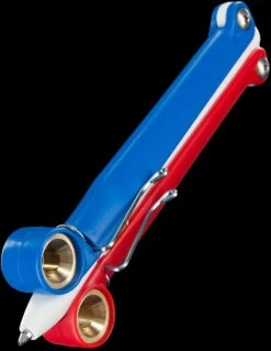 Spyderco Baliyo Red White Blue Pen -Outdoor Store scyus100 1 40564.1587728763