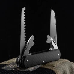 Fox Vulpis 4 Saw Carbon Fibre Penknife 7 Fox Vulpis 4 Saw Carbon Fibre Penknife -Outdoor Store vulpisCFdet 82397.1686567908
